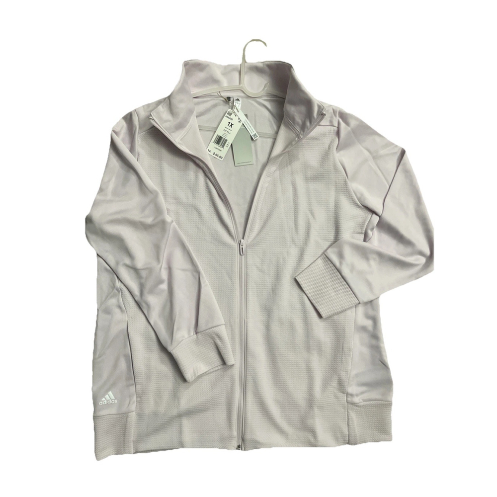 Adidas Ultimate 365 Textured Lightweight Athletic Jacket Full Zip 1X NWT 64$